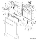 Diagram for 1 - Escutcheon & Door Assembly