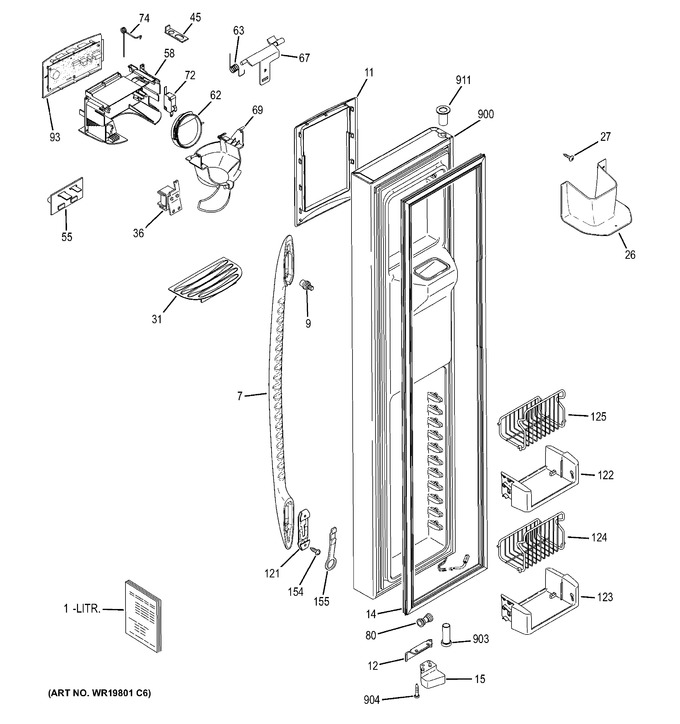 Diagram for PSF26PGTBWW