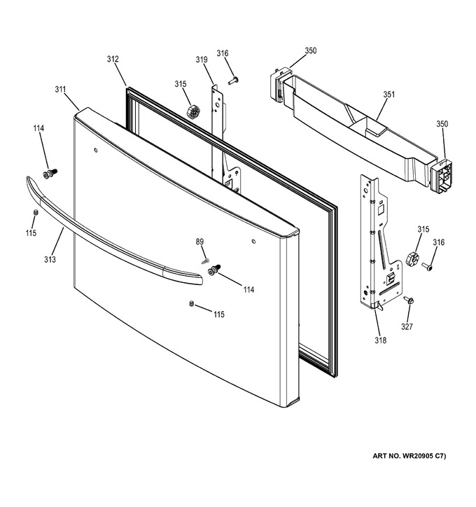 Diagram for GNE26GGDAWW