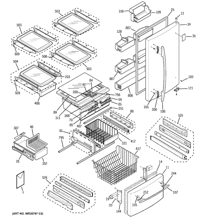 Diagram for GDS22KCWBWW