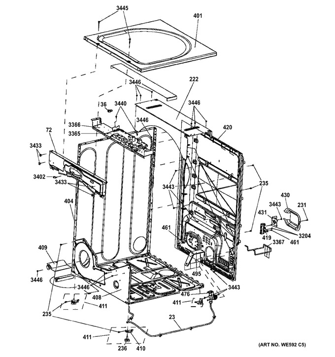 Diagram for GFDS355EL0MS