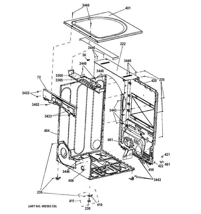 Diagram for GFDN240GL1WW