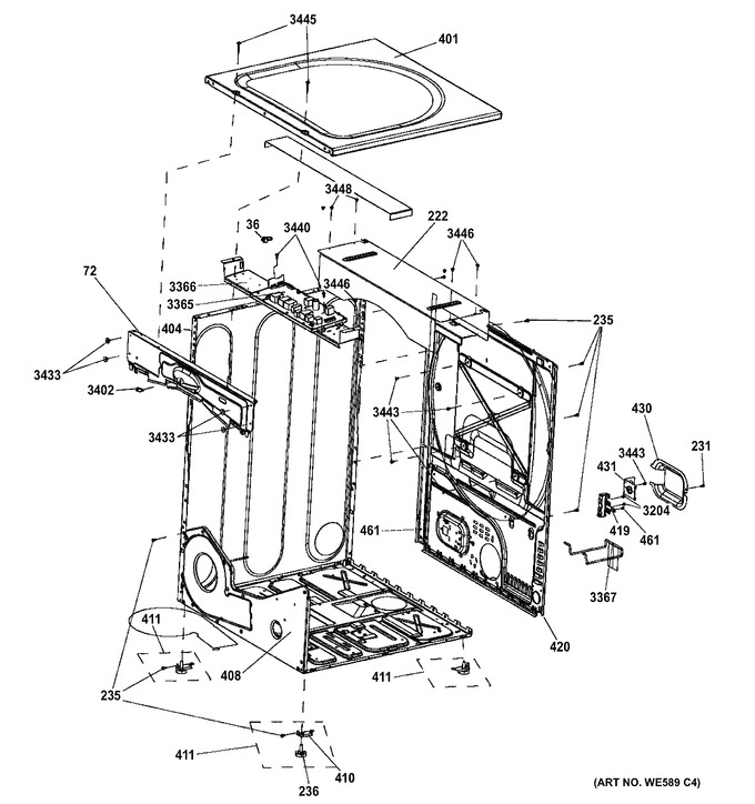 Diagram for GFDN245EL1MS