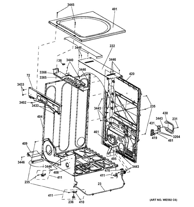 Diagram for GFDS355EL1MV