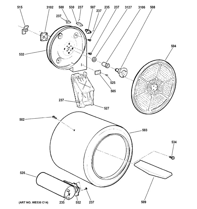 Diagram for GTDP490GD3WS