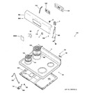 Diagram for 1 - Control Panel & Cooktop