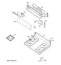 Diagram for 2 - Control Panel & Cooktop