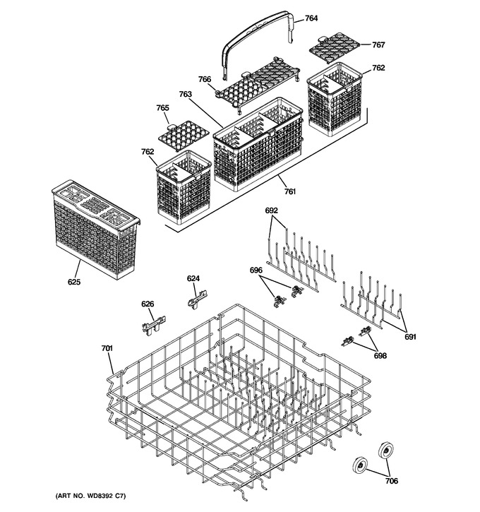 Diagram for PDWT505V00BB