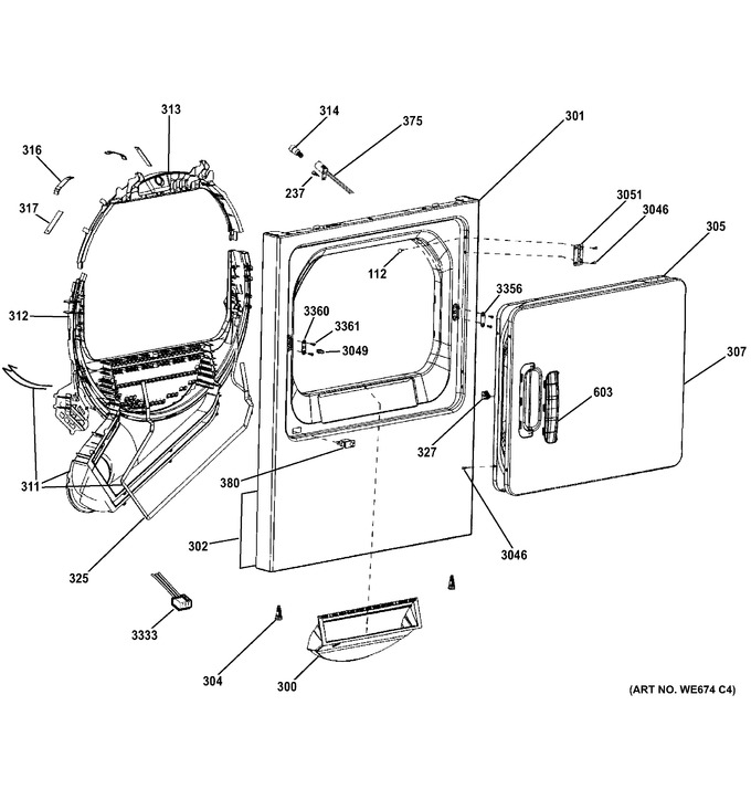 Diagram for GTDP520GD3WW