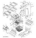 Diagram for 1 - Doors & Shelves