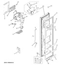 Diagram for 1 - Freezer Door