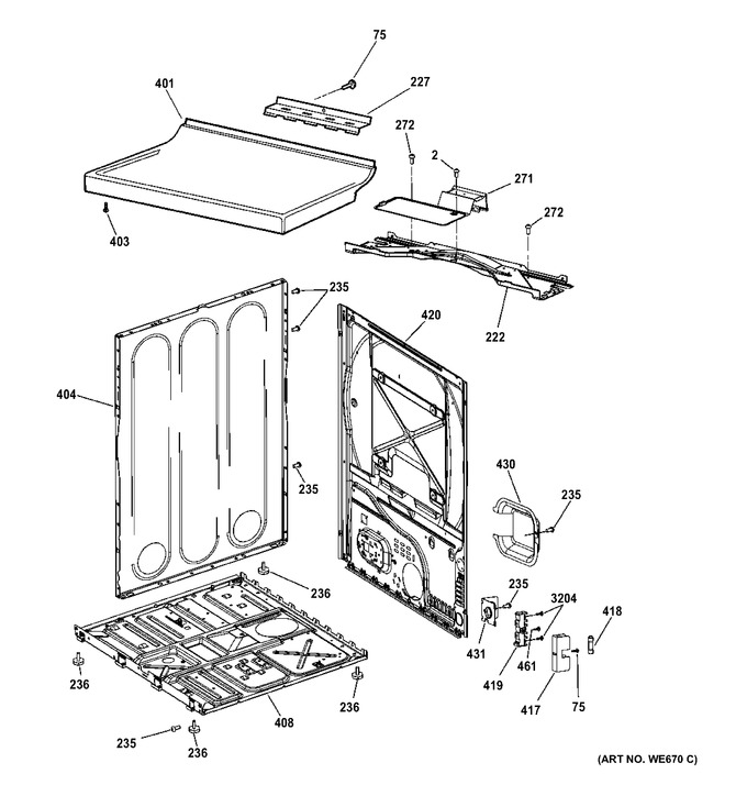 Diagram for GTDP520ED2WW