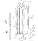 Diagram for 1 - Freezer Door