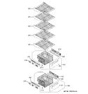 Diagram for 5 - Freezer Shelves