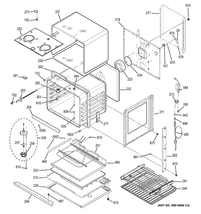 Diagram for PCT916DR1WW