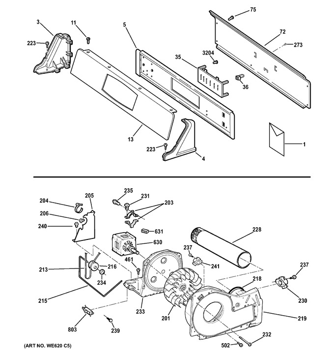 Diagram for DNCD450EGAWC