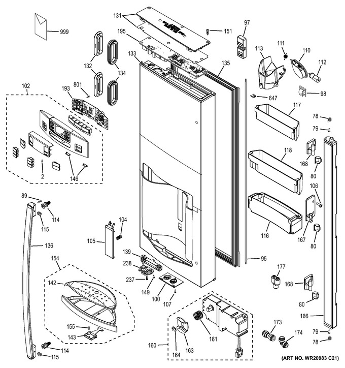 Diagram for GFE27GGDEWW