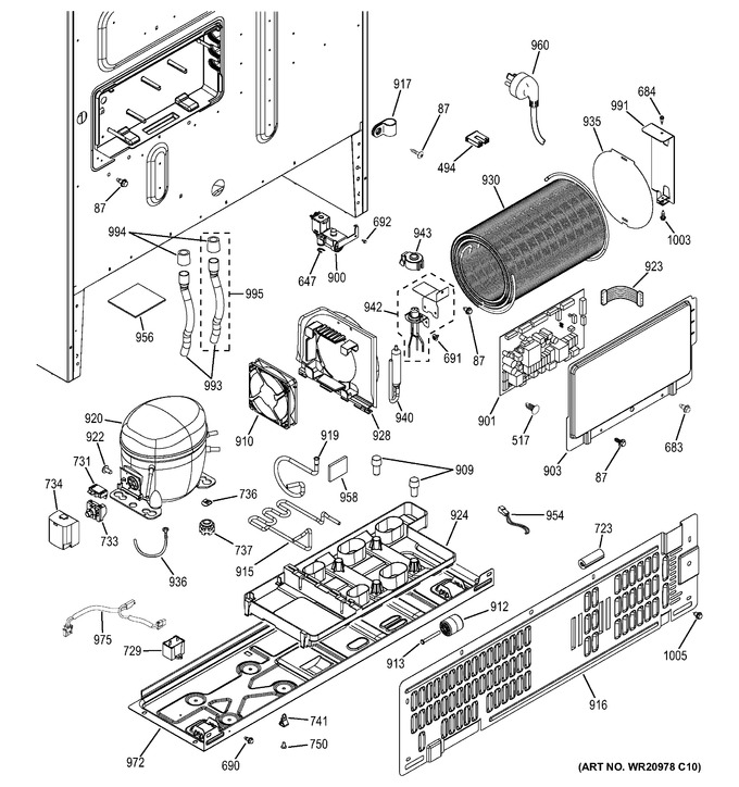 Diagram for GFE27GGDCWW