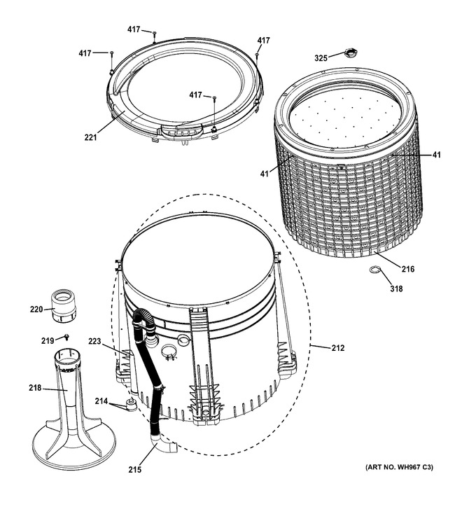 Diagram for GTUP270EM1WW