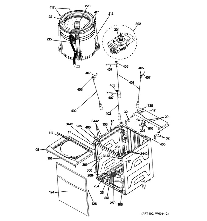 Diagram for GTUP270GM1WW