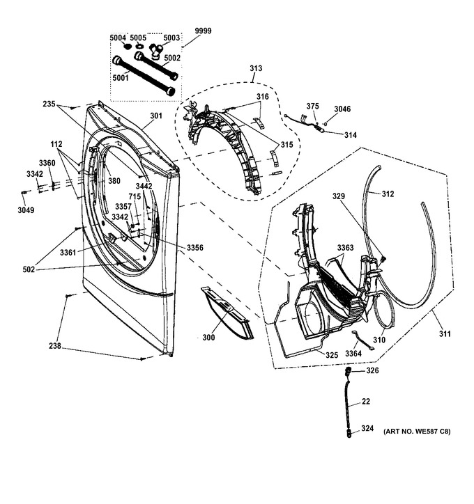 Diagram for GFDS150GD0WW