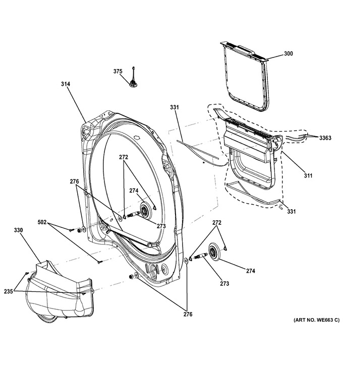 Diagram for GTDL740ED0WW