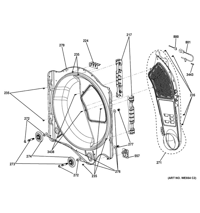 Diagram for GTDL740ED0WW