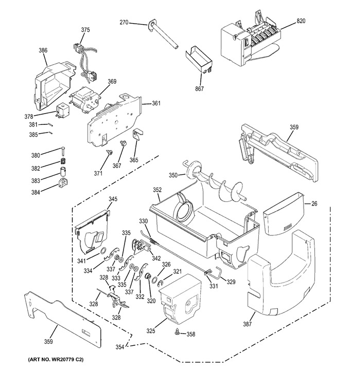 Diagram for PZS25KSECFSS