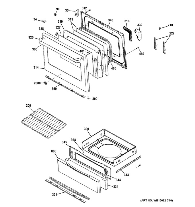 Diagram for CGS975SED4SS