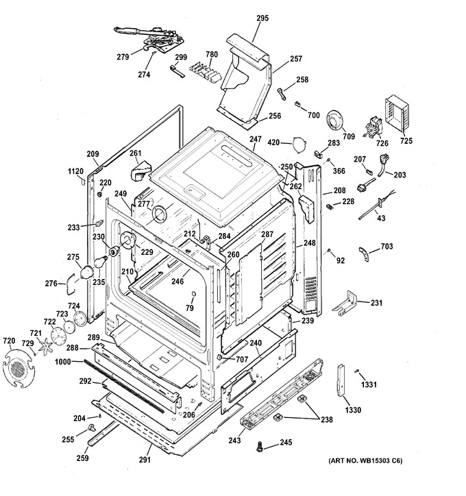 Diagram for JGB697DEH1BB