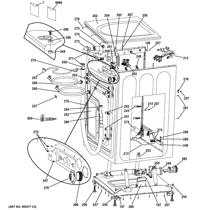 Diagram for GFWN1100D0WW