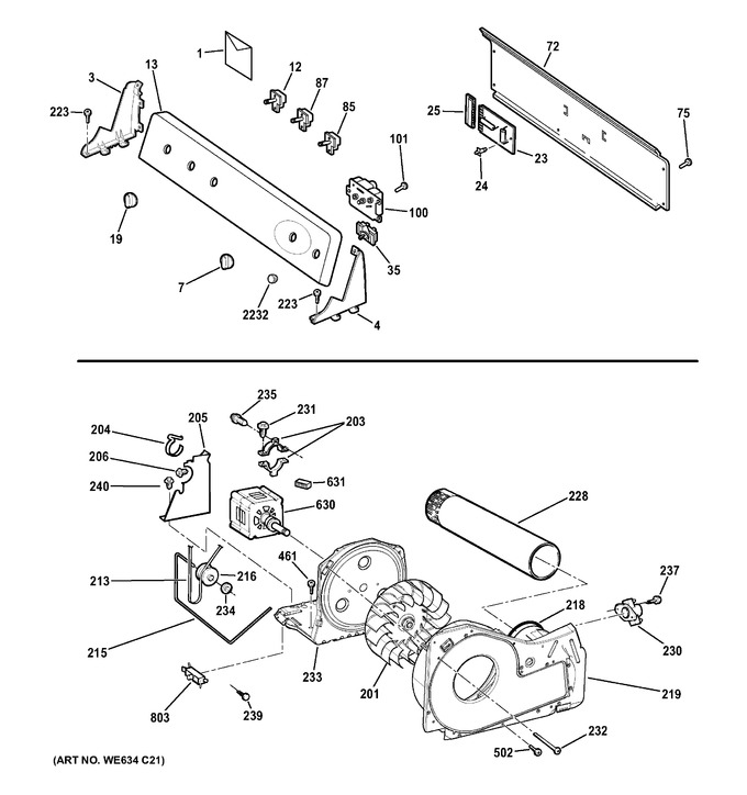 Diagram for GTDP490GD5WS