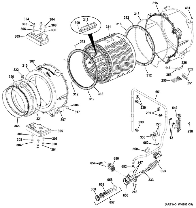 Diagram for GHWS3605F0RR