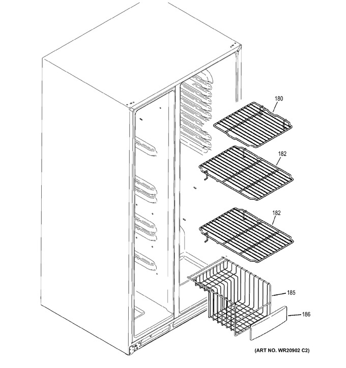 Diagram for HSS25ATHBCWW