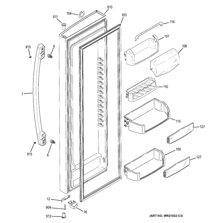 Diagram for GSS23HGHBCWW