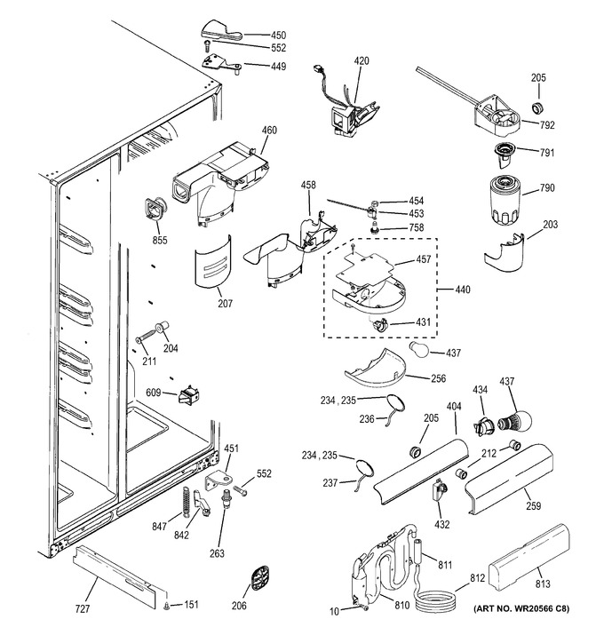 Diagram for GSS23HGHBCWW