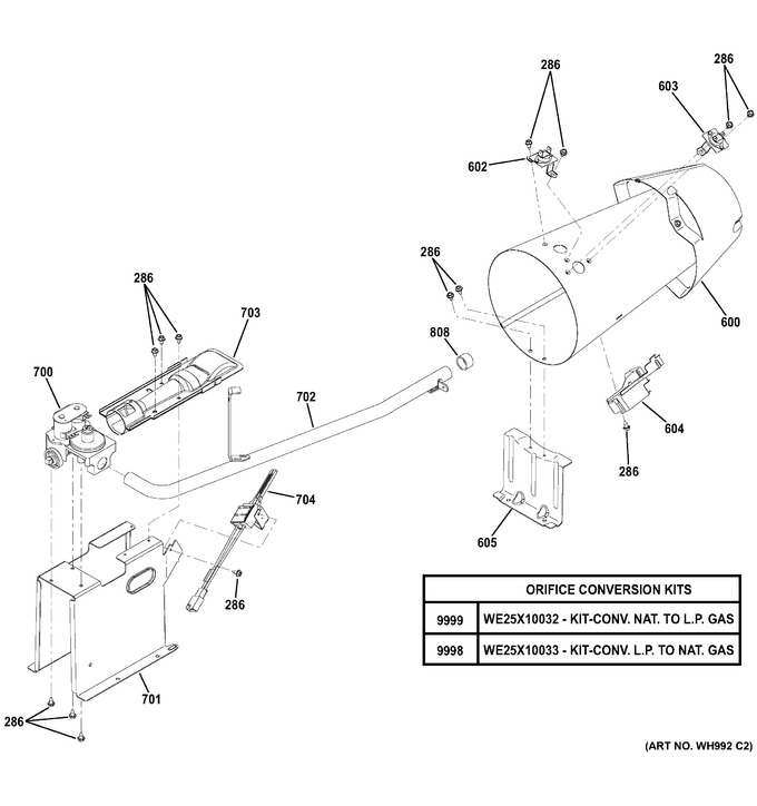 Diagram for GFDR270GH0WW