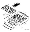 Diagram for 2 - Control Panel & Cooktop