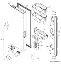 Diagram for 2 - Fresh Food Door - Lh