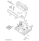 Diagram for 2 - Control Panel & Cooktop