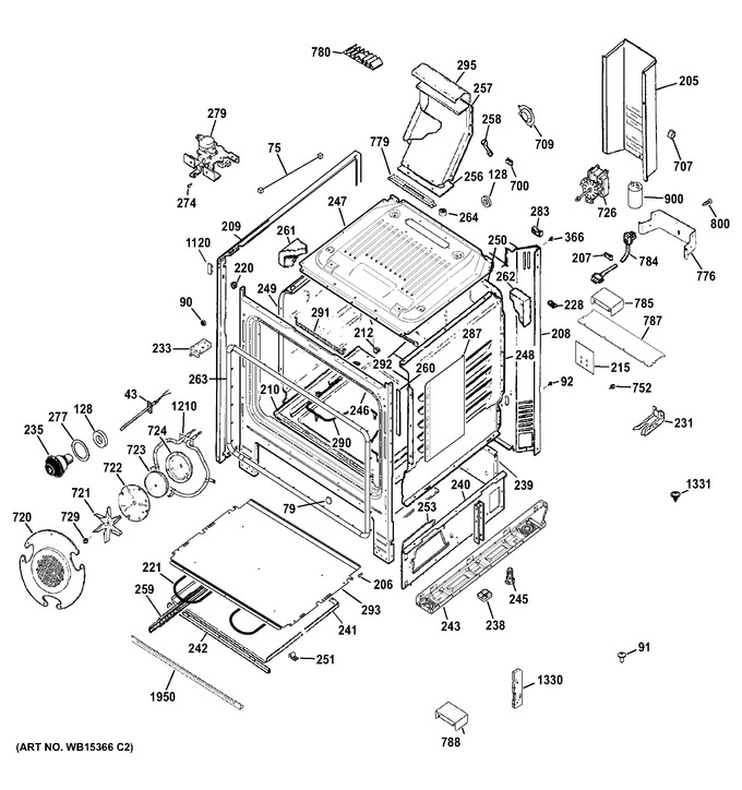 Diagram for P2B940SEH1SS