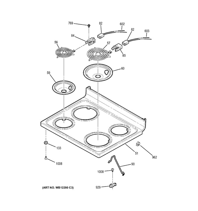 Diagram for JB350DF3WW