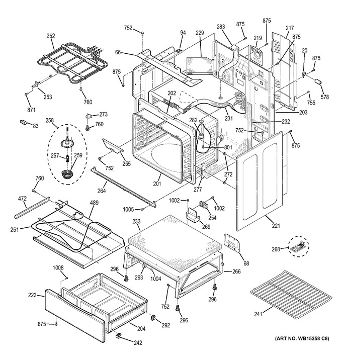 Diagram for JB740DF2BB