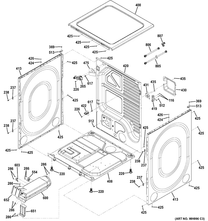 Diagram for GHDS360EF1WW