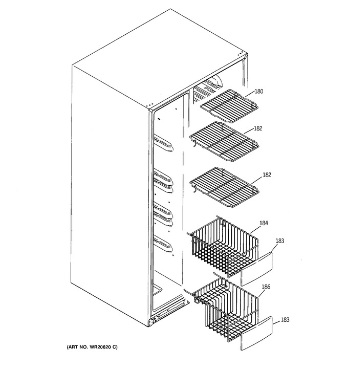 Diagram for GCE21XGYAFLS