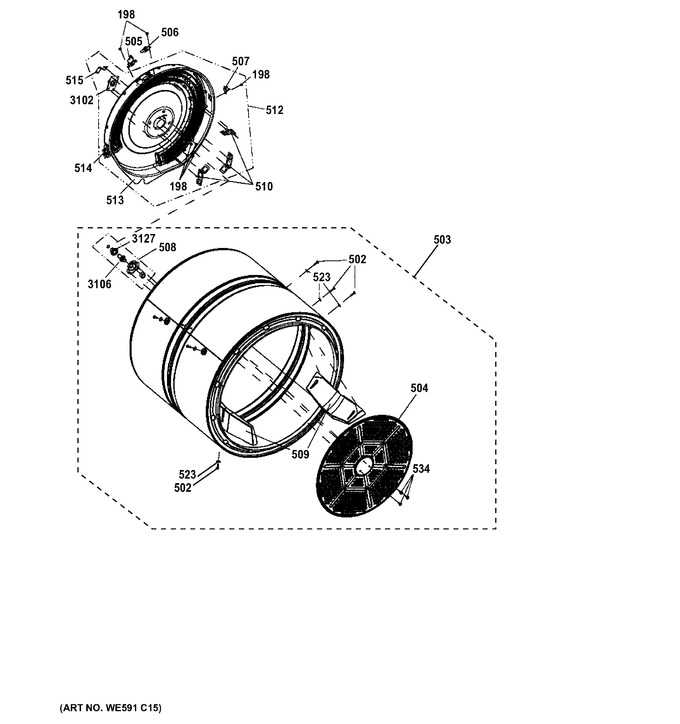 Diagram for GFDS170EH0WW