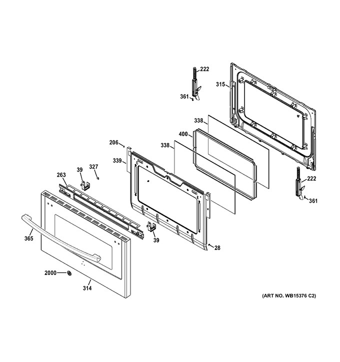 Diagram for JGB850EEF2ES