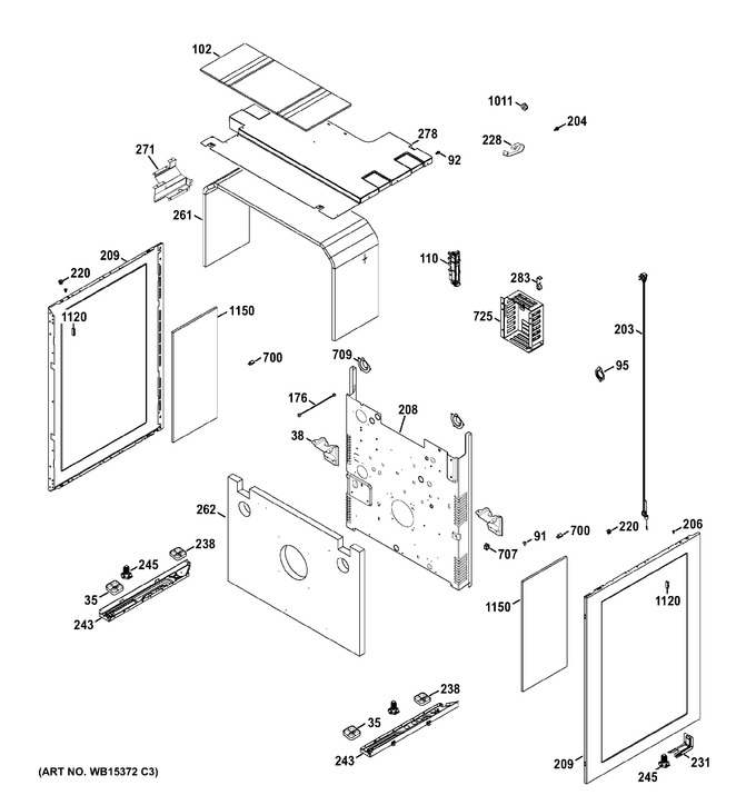 Diagram for JGB870DEF2BB