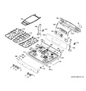 Diagram for 2 - Control Panel & Cooktop