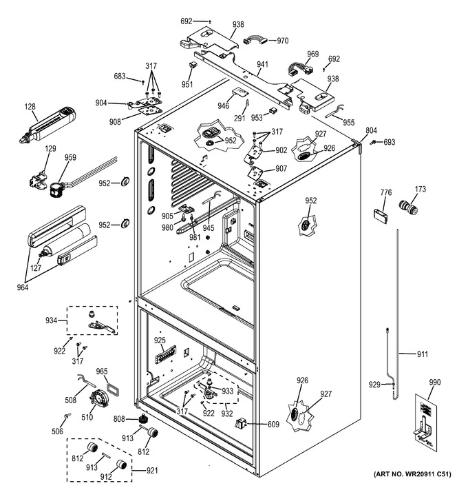 Diagram for PYE22PSHCSS